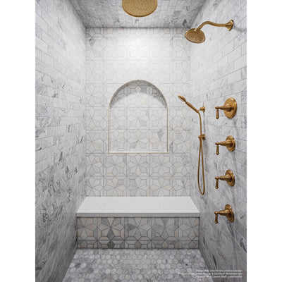Bianco Marble Mosaic - FloorRunner