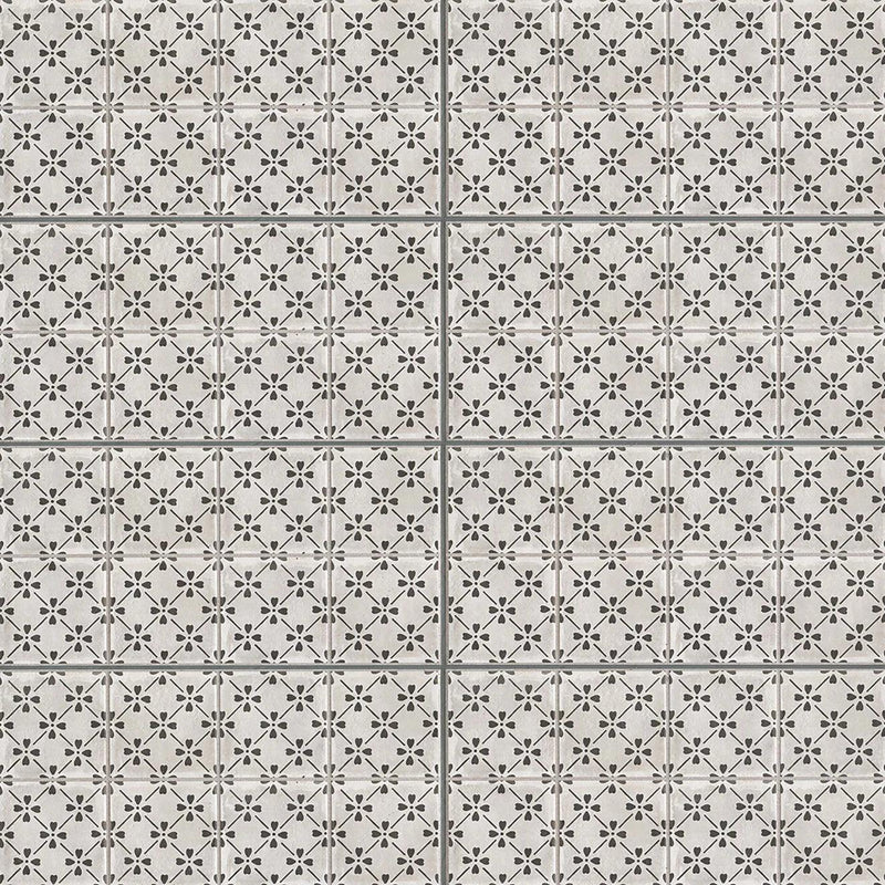 Castle Graphite 12x24 Bloom Deco - FloorRunner