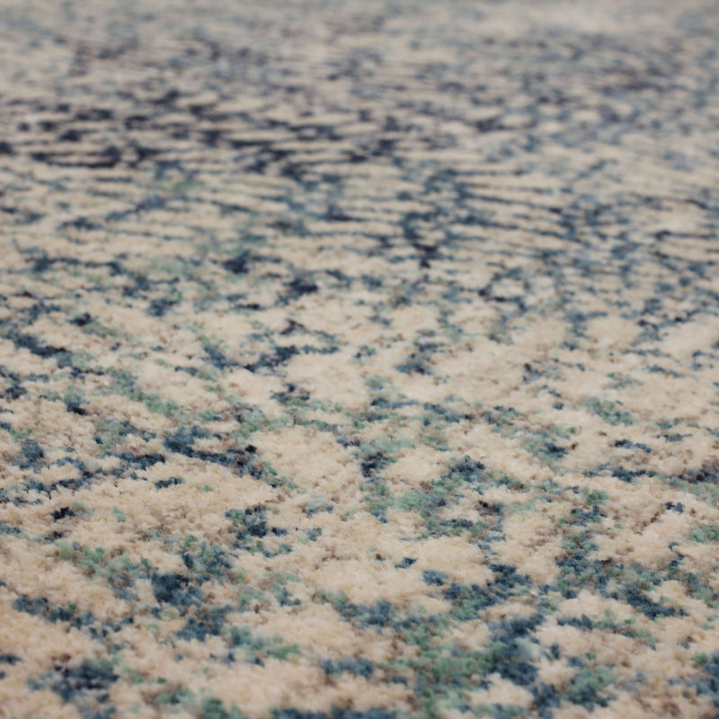 Expressions by Scott Living Imprinted Blooms Aqua