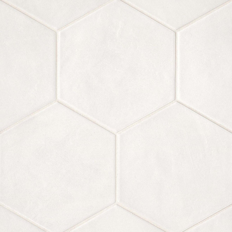 Solid White Hex - FloorRunner