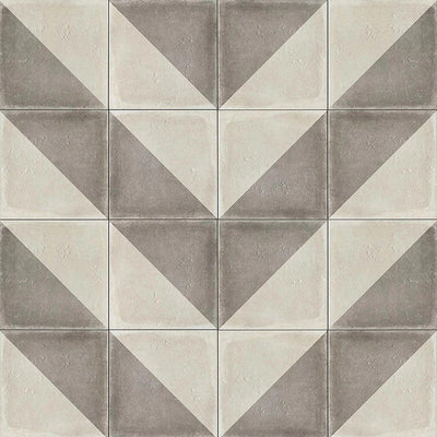 Vintage Grey 12x12 Villa Deco