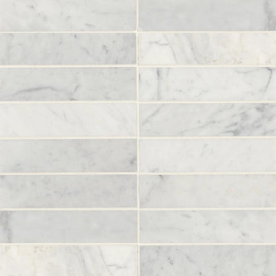 White Carrara Monet 2x8 - FloorRunner